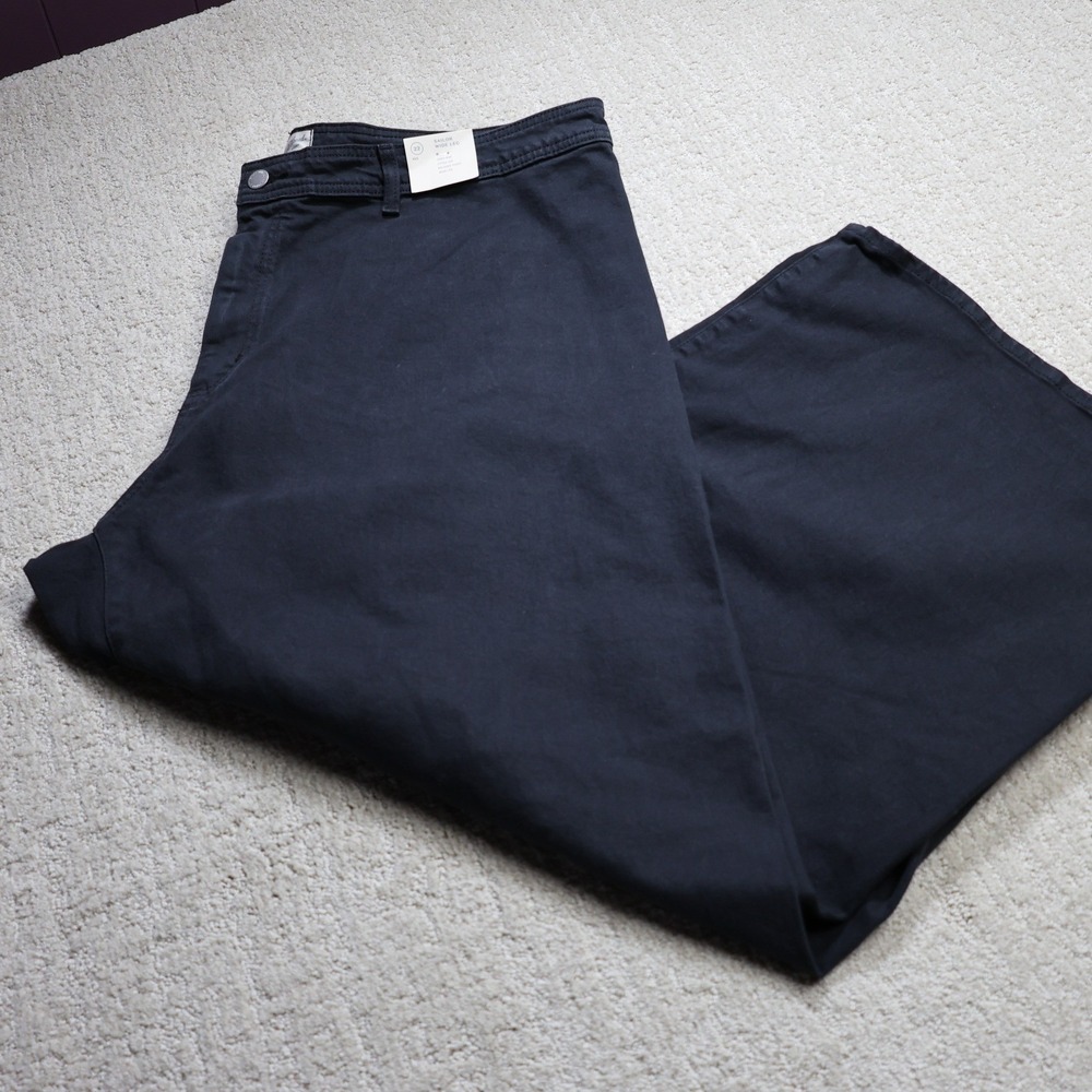 Universal Thread Sailor Wide Leg Pants Navy Blue High Rise Size 22